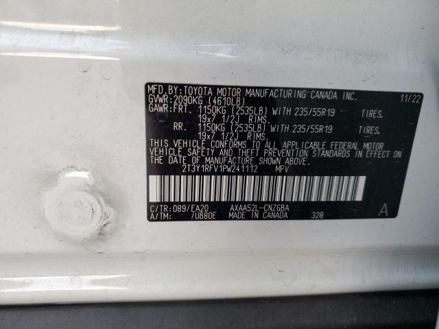 2T3Y1RFV1PW241112 | 2023 TOYOTA RAV4 LIMIT