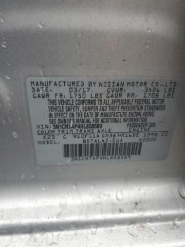 2017 NISSAN VERSA S - 3N1CN7AP4HL858589