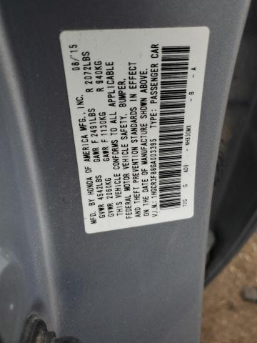 1HGCR3F88GA003395 | 2016 HONDA ACCORD EXL