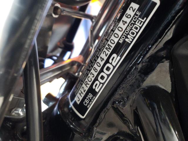 2002 HONDA CB750 - JH2RC38042M000462