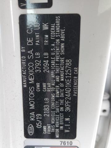 2019 KIA FORTE FE - 3KPF24AD1KE125788