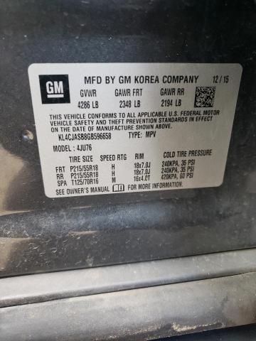 2016 Buick Encore VIN: KL4CJASB8GB596658 Lot: 38525284