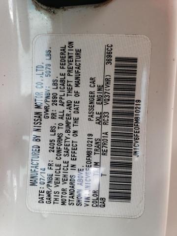 2015 INFINITI Q60 BASE JN1CV6FE0FM810219