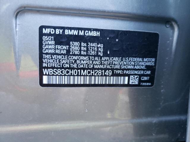 WBS83CH01MCH28149 2021 BMW M5, photo no. 12