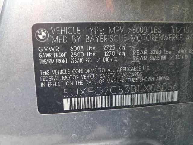 5UXFG2C53BLX08056 2011 BMW X6 - Image 12