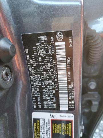 VIN 4T4BF1FK2ER393927 2014 TOYOTA CAMRY no.12