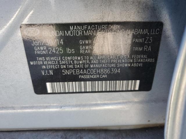 5NPEB4AC0EH886394 | 2014 HYUNDAI SONATA GLS