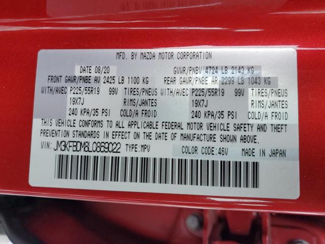 2020 MAZDA CX-5 GRAND JM3KFBDM8L0869022