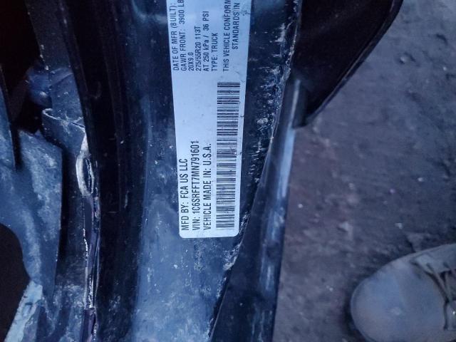 2021 RAM 1500 BIG H - 1C6SRFFT7MN791601