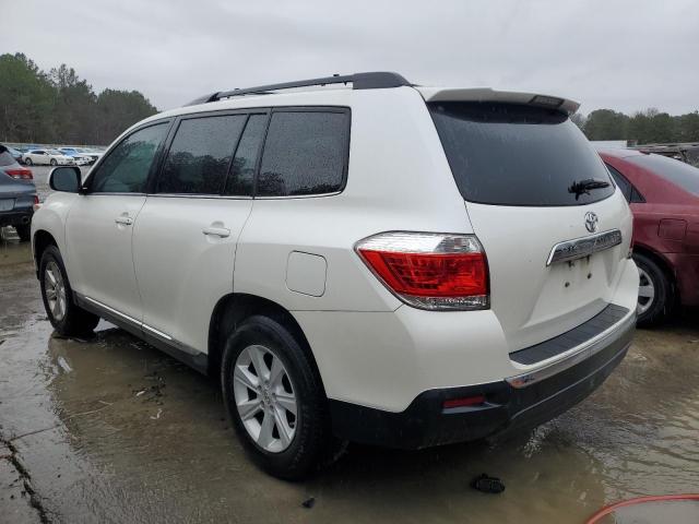 VIN 5TDZK3EH0DS139873 2013 Toyota Highlander, Base no.2