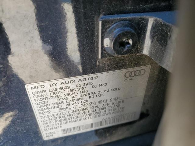 WA1LAAF70HD052408 2017 AUDI Q7, photo no. 14