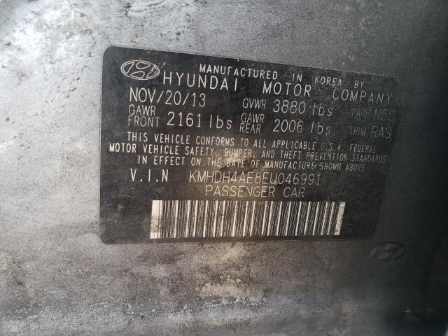 KMHDH4AE8EU046991 | 2014 HYUNDAI ELANTRA SE