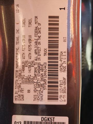 2017 TOYOTA TUNDRA CRE - 5TFDW5F12HX614418