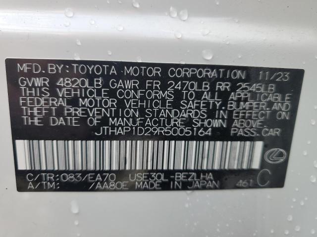 2024 LEXUS IS 500 F S - JTHAP1D29R5005164
