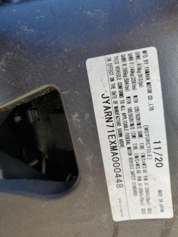 2021 YAMAHA MT09 JYARN71EXMA000448