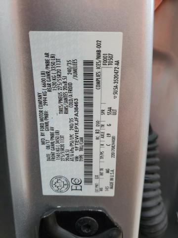 VIN: 1FTEW1EPXJFA38463 2018 FORD F-150
