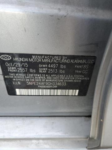 5NPE24AF9GH334633 | 2016 HYUNDAI SONATA SE