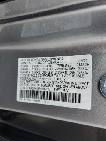 7FARS6H51RE009216 | 2024 HONDA CR-V SPORT