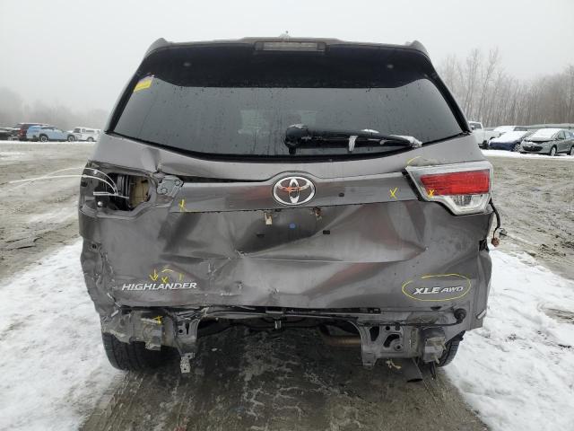 VIN 5TDJKRFHXFS218243 2015 Toyota Highlander, Xle no.6