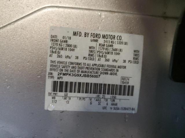 2FMPK3G9XJBB56007 2018 FORD EDGE, photo no. 13