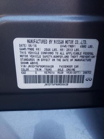 2016 INFINITI Q50 PREMIU JN1EV7AP9GM304428