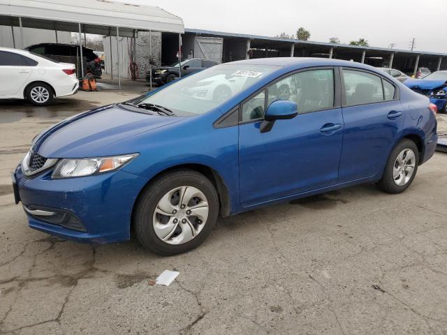 Lot #2457414200 2013 HONDA CIVIC LX salvage car