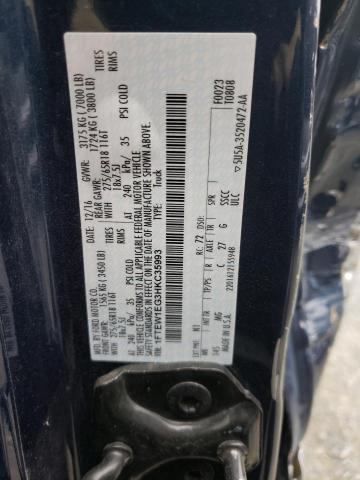 2017 Ford F150 Supercrew VIN: 1FTEW1EG3HKC35993 Lot: 37466114