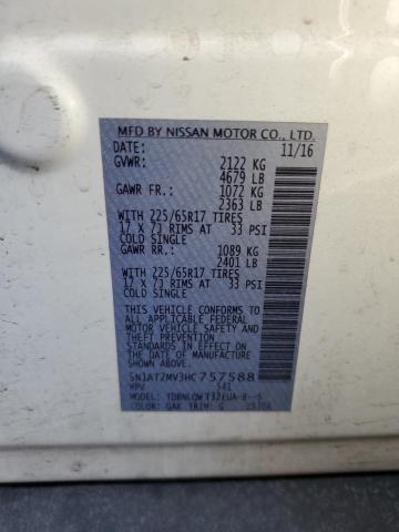 Lot #2455390769 2017 NISSAN ROGUE SV salvage car