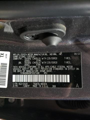 VIN 5TDKDRBH9PS507488 2023 Toyota Highlander, L no.13