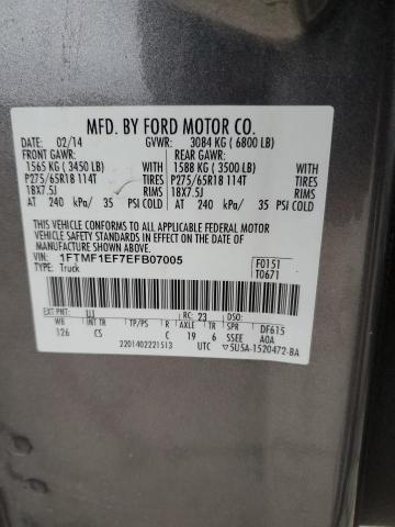 1FTMF1EF7EFB07005 | 2014 FORD F150