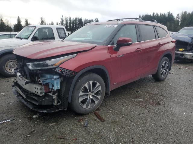 VIN 5TDGBRCH8MS531514 2021 Toyota Highlander, Hybri... no.1