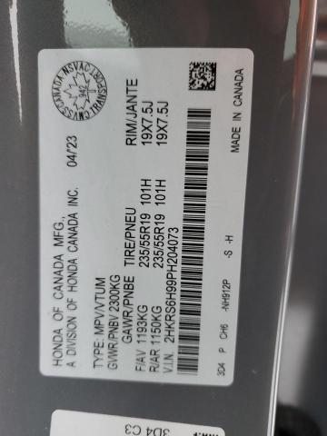 2023 HONDA CR-V SPORT - 2HKRS6H99PH204073