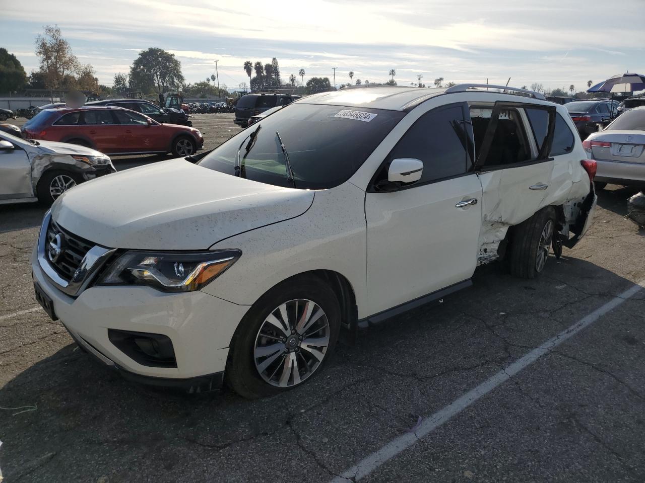 2017 Nissan Pathfinder S vin: 5N1DR2MN9HC645437