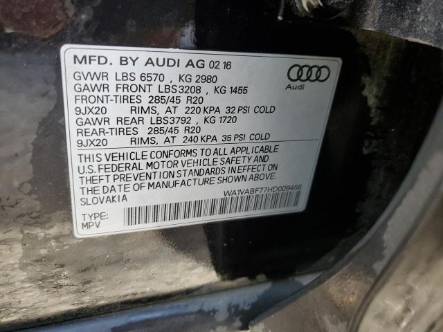 WA1VABF77HD009456 2017 AUDI Q7, photo no. 14