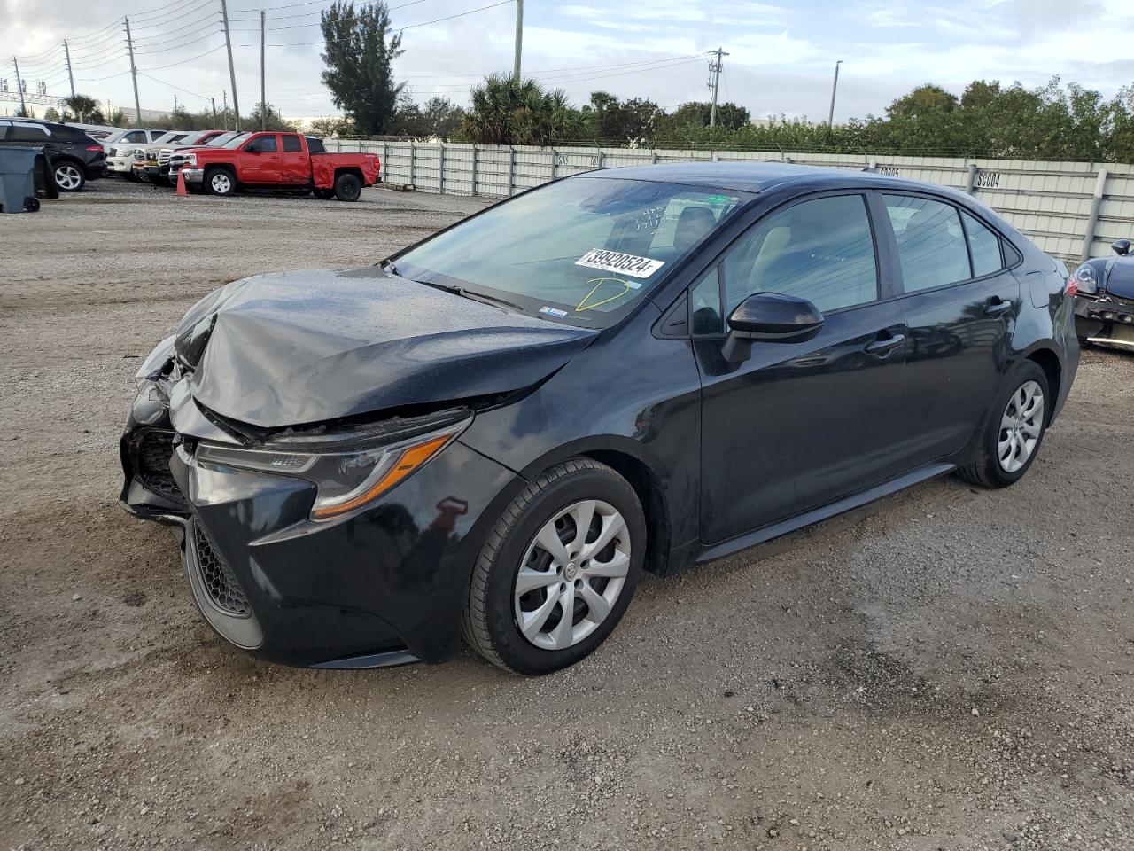 VIN: 5YFEPMAE3MP191105 2021 TOYOTA COROLLA