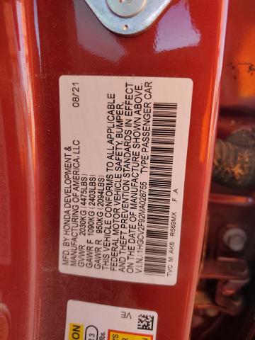2021 HONDA ACCORD TOU 1HGCV2F92MA028755