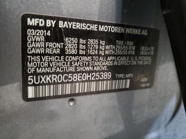 Паркетники BMW X5 2014 Сірий
