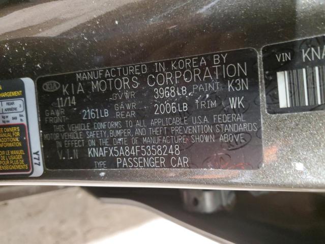 KNAFX5A84F5358248 | 2015 KIA FORTE EX