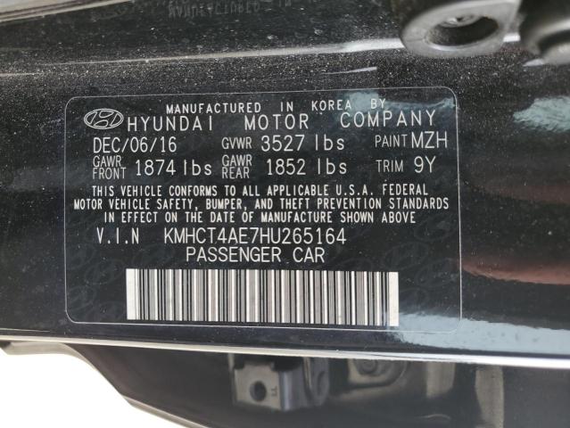 KMHCT4AE7HU265164 | 2017 HYUNDAI ACCENT SE