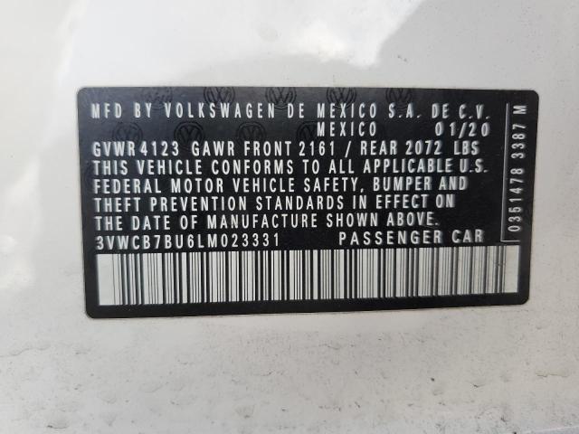 2020 VOLKSWAGEN JETTA S 3VWCB7BU6LM023331
