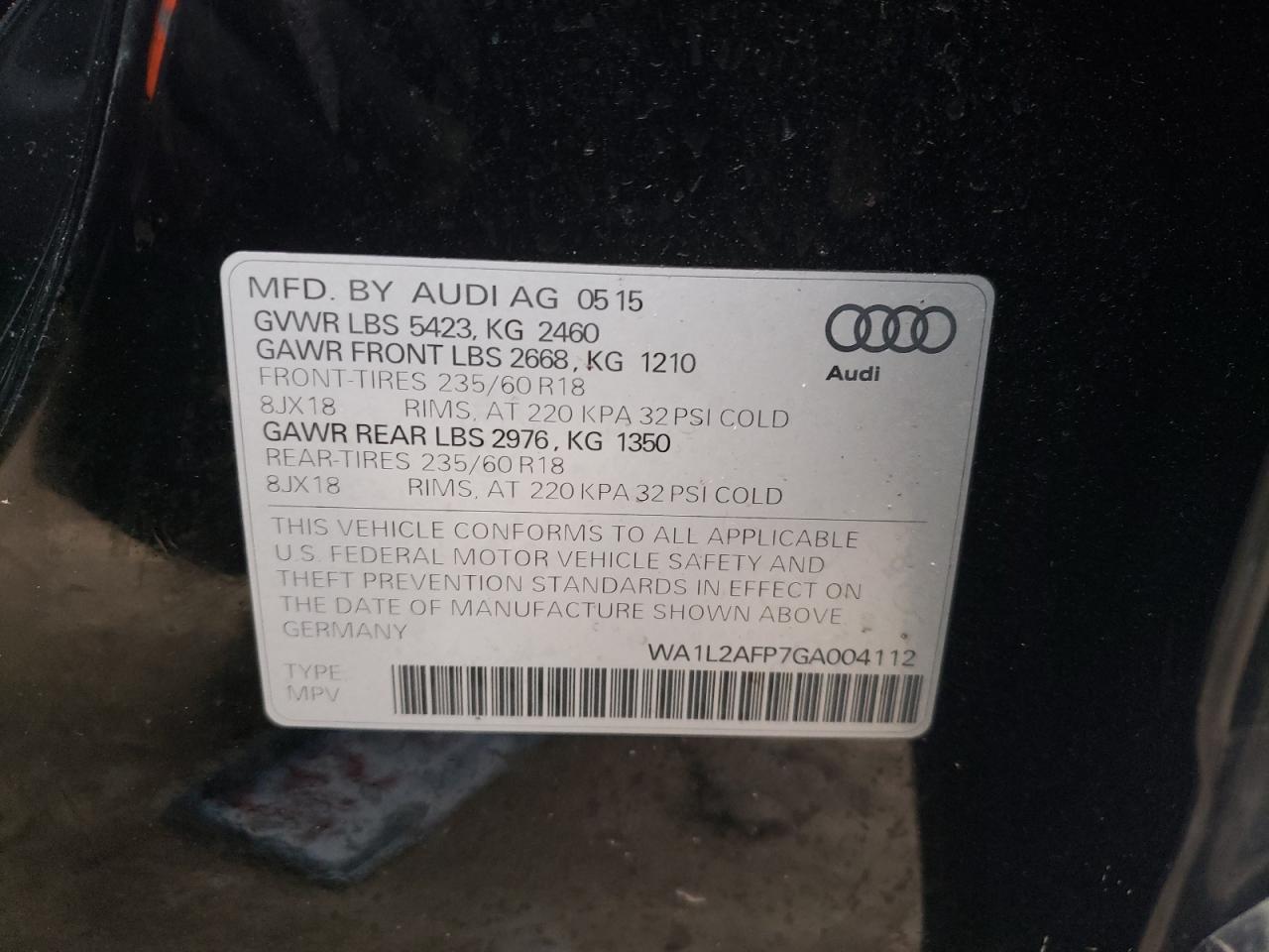 WA1L2AFP7GA004112 2016 Audi Q5 Premium Plus