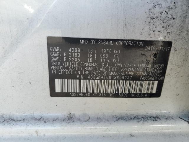 2018 SUBARU IMPREZA LI - 4S3GKAT68J3609237