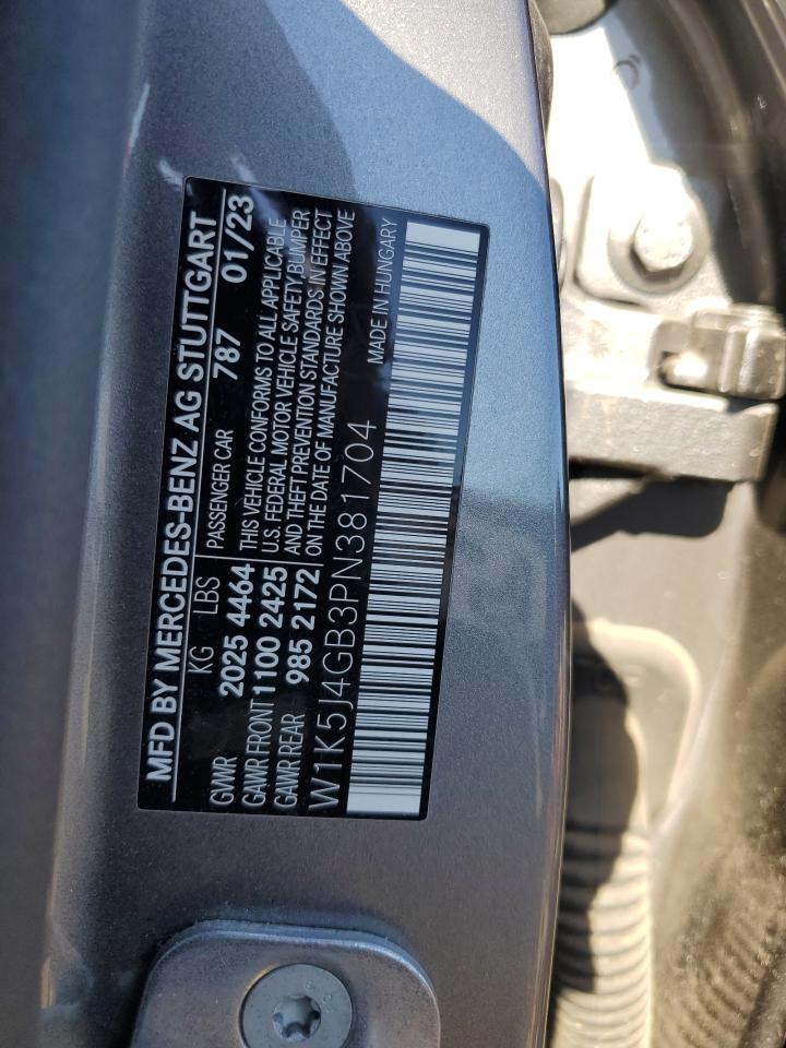 W1K5J4GB3PN381704 2023 Mercedes-Benz Cla 250