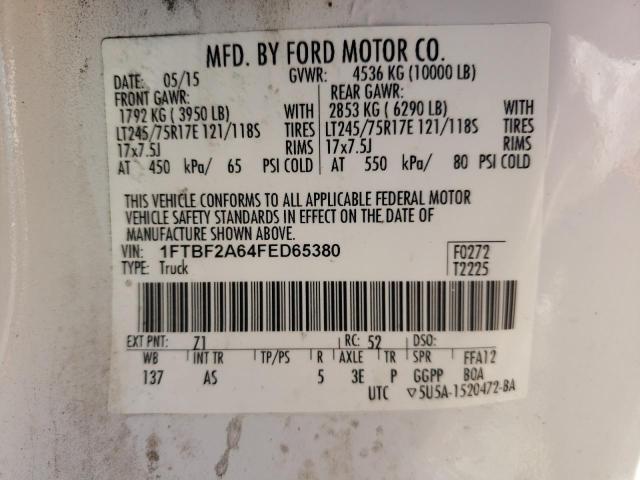 1FTBF2A64FED65380 | 2015 FORD F250 SUPER