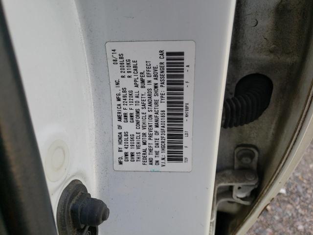 1HGCR2F35FA001858 | 2015 HONDA ACCORD LX