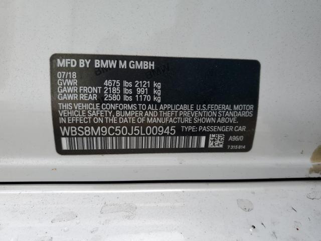 WBS8M9C50J5L00945 2018 BMW M3 - Image 12