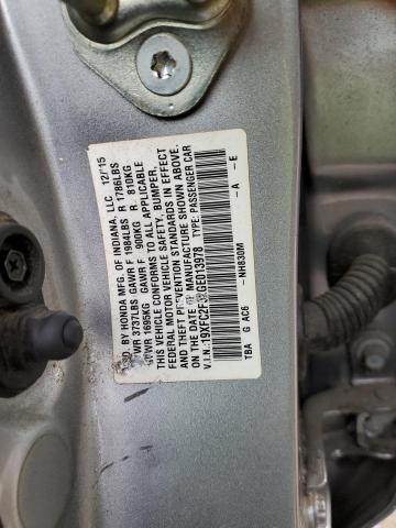 19XFC2F52GE013978 | 2016 HONDA CIVIC LX