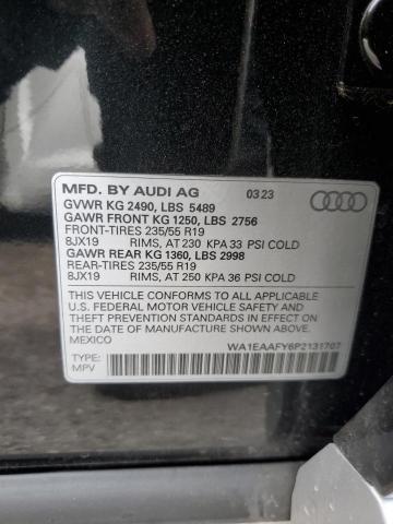 WA1EAAFY6P2131707 2023 AUDI Q5, photo no. 12