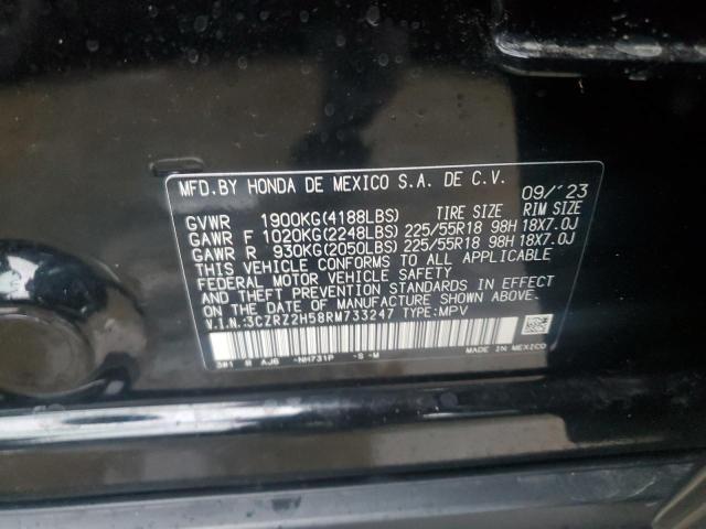 2024 HONDA HR-V SPORT 3CZRZ2H58RM733247