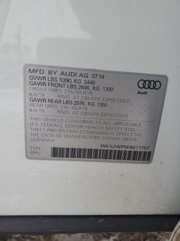 VIN WA1LFAFP5FA017797 2015 Audi Q5, Premium Plus no.13